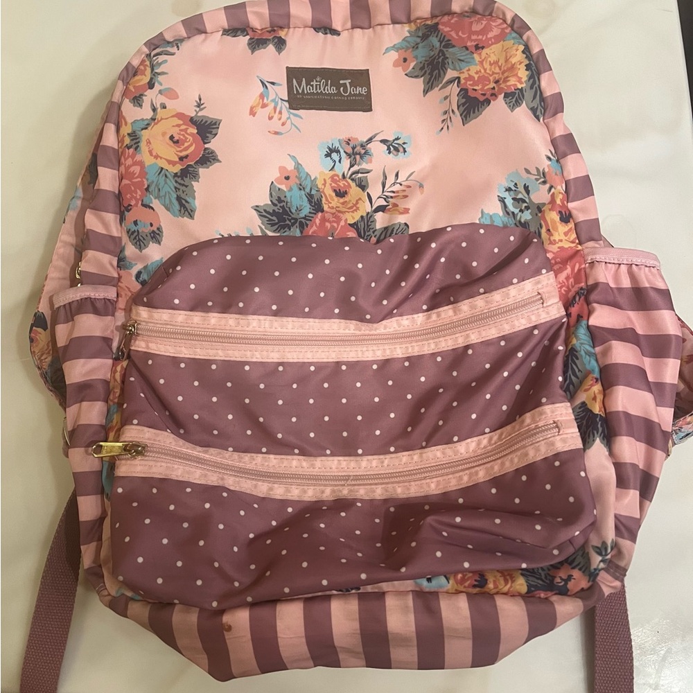 Matilda Jane Pink Floral Backpack